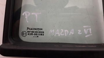 MAZDA 2 II 02-07 ОКНО ДВЕРИ СПРАВА СПРАВА