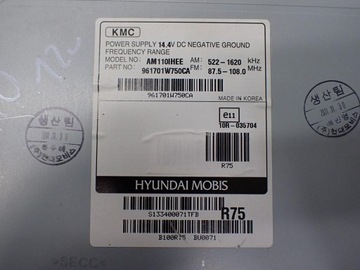 фото thumb №9, Радіо cd заводські оригінал 961701-w750ca kia rio iii iv 12r