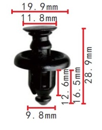фото thumb №2, Штифт кліпса 10mm захист двигуна toyota highlander