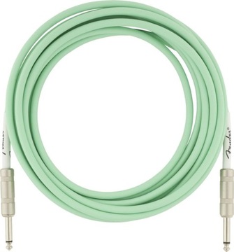 Оригинальный гитарный кабель Fender 4,5 м Surf Green