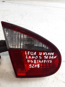 фото thumb №1, Лампа ліва зад кришка w кришка багажника daewoo lanos