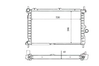 фото thumb №1, Nrf радиатор opel astra 1,7tds isuzu