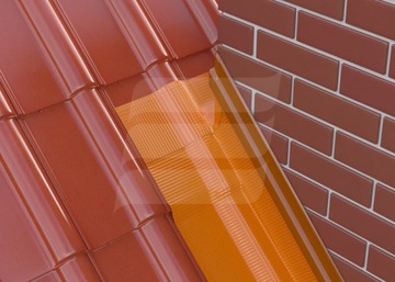 Taśma kominowa ołowiana FLEX STANDARD PB - 300mm x 5 mb gr. 0,2mm BRĄZ