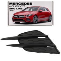 Купити Mercedes a-class w177 2018+ amg ліва заглушка протитуманної фари a1778858300, фото thumb