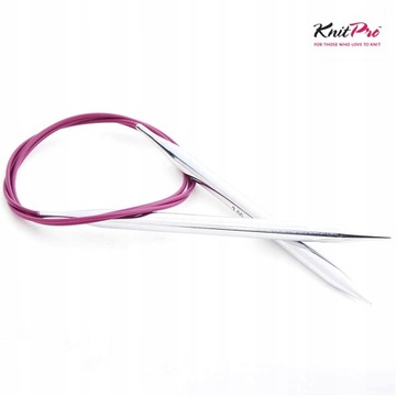 Металлические спицы KNITPRO на леске 150см - 2,25мм.