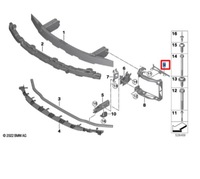 фото thumb №9, Bmw 2 coupe m g87 поперечина задняя правая 51118074896
