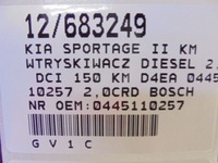 фото thumb №8, Kia sportage ii інжектор 0445110257 2,0crd