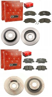 фото thumb №1, Гальмівні диски + гальмівні колодки перед + задня mitsubishi outlander iii asx / asx iii 2010-