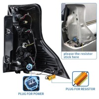 Фары задняя комплект  vland led smoke тюнинг toyota land cruiser 150 fj150 2009-16 Оригинал, фото thumb