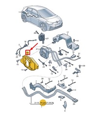 фото thumb №1, Vw id.3 e11 rear зарядка socket кронштейн 10a907175