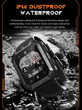 Мужские спортивные умные часы C20Pro IP68
