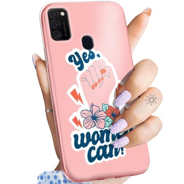 ETUI DO SAMSUNG GALAXY M21 WZORY SIŁA KOBIET GIRL POWER FEMINIZM OBUDOWA