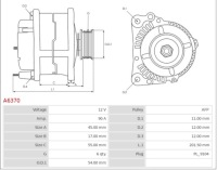 Генератор к fiat lancia a6370 Доставка, фото thumb