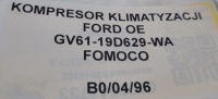 фото thumb №7, Компресор кондиціонера ford gv61-19d629-wa