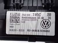 фото thumb №8, Спидометр приборы европа 2g0920740c 2g0920740 vw polo 2g vi 18r