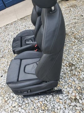 фото thumb №13, Audi a4 b8 a5 сидіння спортивні чорна шкіра підігрів!!! електрика!!!