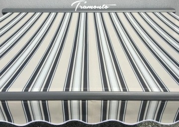 Террасная маркиза АНТРАЦИТ 300 х 250 Серый Бежевый Кремовый PREM