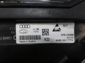 фото thumb №11, Audi q8 sq8 4m8 18-22 лампа полный led левая перед европа 4m8941033
