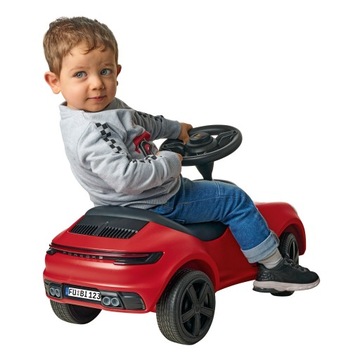 RIDE ON PUSH RUNNING WALKER RIDEON RED CAR AUTO PORSCHE 911 BIG