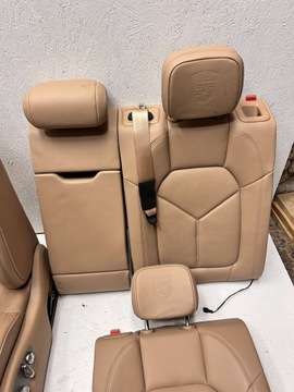 фото thumb №7, Porsche macan ii рестайлинг 2023 mojave бежевый сиденья диван обшивки комплект