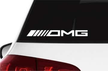 OMG AMG Mercedes Sticker для автомобильного стекла *24 см *Цвета *Без фона
