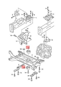 фото thumb №9, Набор резиновых tulei łączonych vag audi a3 volkswagen golf оригинальный