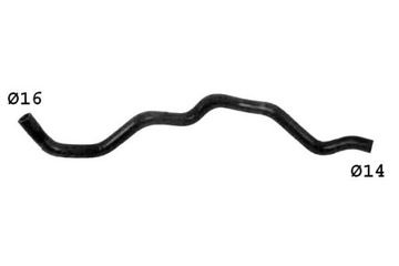 фото thumb №2, Sasic шланг нагрівача citroen berlingo c5 xsar