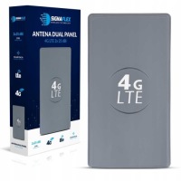 МОЩНАЯ ВНЕШНЯЯ АНТЕННА ДЛЯ ДВОЙНОГО ИНТЕРНЕТ-РОУТЕРА 3G 4G LTE, 50 дБи, КАБЕЛЬ 2×10 м