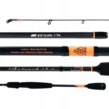 СПИННИНГ АРТСАЧ НА УДОЧКУ 1-7G 2,4М