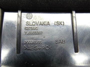 фото thumb №11, Підлокітник 7l6863287 vw touareg 7l шкіра антрацит оригінал