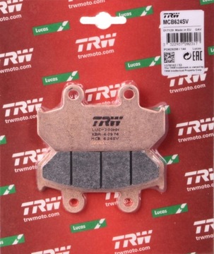 ТОРМОЗНЫЕ КОЛОДКИ TRW BMW F GS 750 800 850 F R 800 S RR HONDA CB S 500 ПЕРЕДНИЕ