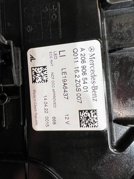 фото thumb №10, Mercedes c 206 повний led performance ліва фара