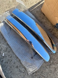 фото thumb №1, Fiat 500 молдинг бампера передний перед хром 735429581