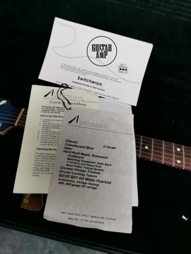 1997 Tom Anderson Classic S Trans Blue Switcheroo