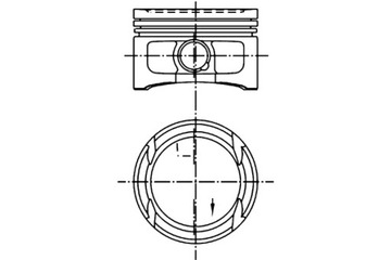 фото thumb №2, Поршень 76 51 std audi a2 seat arosa cordoba cordoba vario ibiza ii