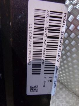 фото thumb №6, Bmw 3 g20 g21 м-пакет планка накладка порогова права різні