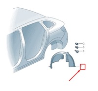 фото thumb №2, Skoda kamiq rear правий arch підкрилок 658810970