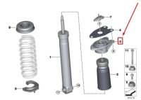 Bmw 3 f80 напрямна амортизатора заднього 2284703 33502284703 oem Київ, фото thumb