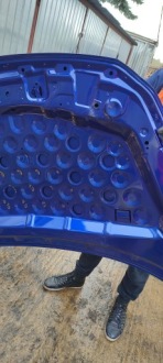 Капот крышка двигателя opel corsa d 07.2006 - 12.2014 без ржавчина цвет z21b Оригинал, фото thumb