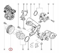 фото thumb №9, Шків насоса wody renault master 1,6 -