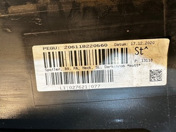 фото thumb №12, Audi a4 b9 8w0 рестайлінг s-line дифузор спойлер dół бампера задній 8w0807521ab