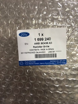 фото thumb №3, Рамка хромированная бампера ford c-max grand c-max