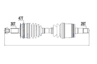 фото thumb №10, Nty приводной вал приводная mitsubishi l200 kb4t 05- левая