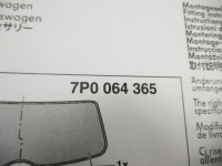 фото thumb №8, Volkswagen оригинальный номер 7p0064365