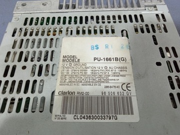 фото thumb №5, Peugeot 607 радио заводские кассеты clarion 96506632gv