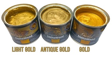 ЗОЛОТОЕ СИЯНИЕ! ГУСТАЯ ЗОЛОТАЯ КРАСКА ДЛЯ МЕТАЛЛА, ДЕРЕВА LINITOWOOD ANTIQUE GOLD 0,2