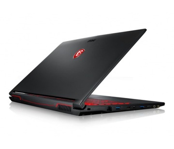 MSI GV62 i7-7700HQ 8GB 256SSD+1TB GTX1050 FHD W10