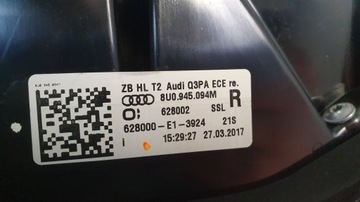фото thumb №8, Лампа зад правая audi q3 рестайлинг led 8u0945094m 14-
