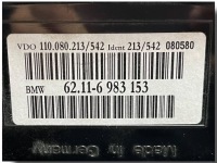 Лічильник bmw 5 e60 62116983153 2.0l дизель 2009 !j Недорого, фото thumb