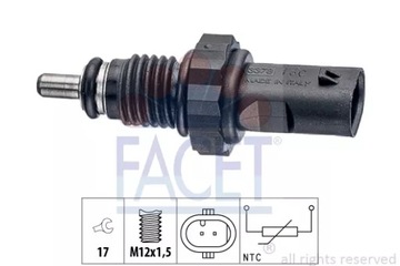 ДАТЧИК ТЕМПЕРАТУРЫ ВОДЫ FACET 7.3378